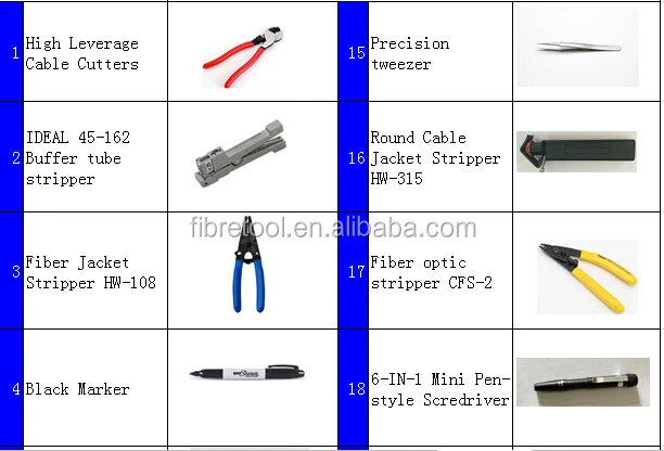 tool kit optic fiber Buy Tool Splicing Hw 6500n Deluxe Optic Fusion Kit Fiber