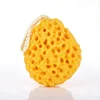 Factory outlet pu foam soft body washing baby shower scrubber exfoliating bath sponge for kid infant