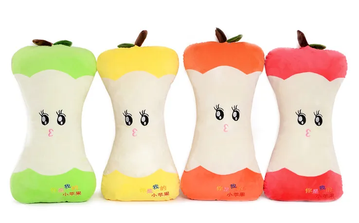 Creative apple pillow cushion small apple plush toy fruit pillow best sleeping pillow for children