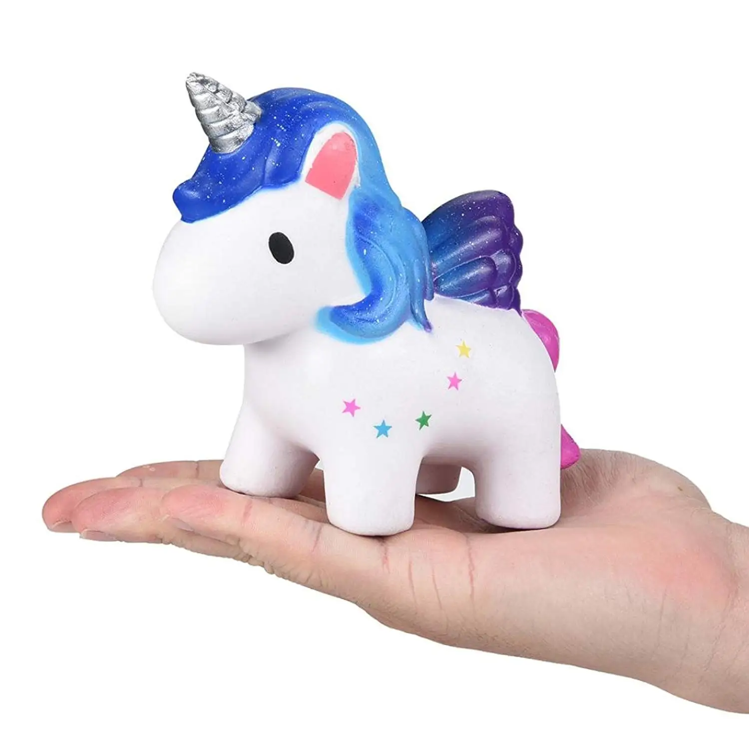 Malbaba Kawaii Jumbo Squishy Star Unicorn Scented Squishy Slow Rising Squeeze Toys Collection Charm Gift for Kids and Adults