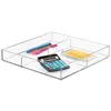 Desktop cheap pmma desktop sticky note box note holder