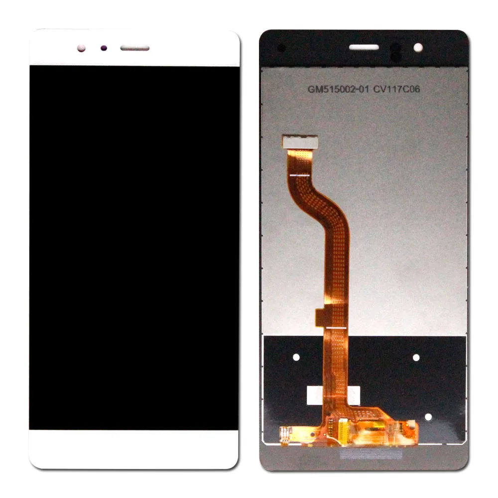 

Tested Lcd for Huawei P9 lcd Screen with Touch Screen Assembly for Huawei P9 EVA-L09 EVA-L19 EVA-L29 Display, Black for huawei p9 display