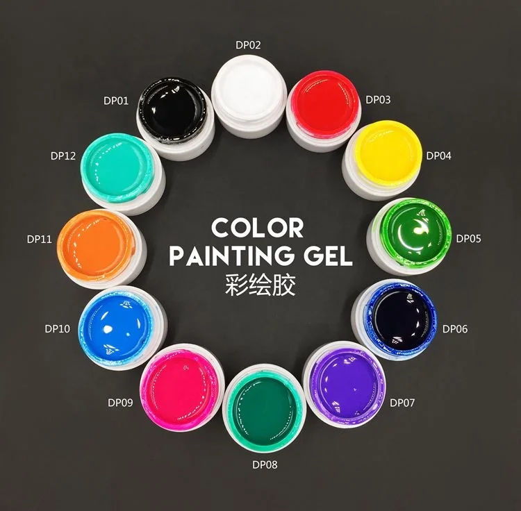 

New Colors LED UV Nail Paint Gel 5g 15g Soak Off uv Painting Gel, 36 colors