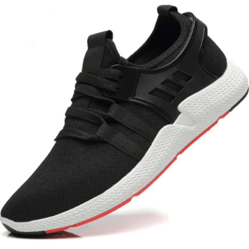 

ONE PAIR MOQ 2019 new design spring man sport running shoes men injection shoes