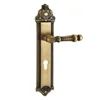 Good selling Brass Plate Door Handle for entrance function