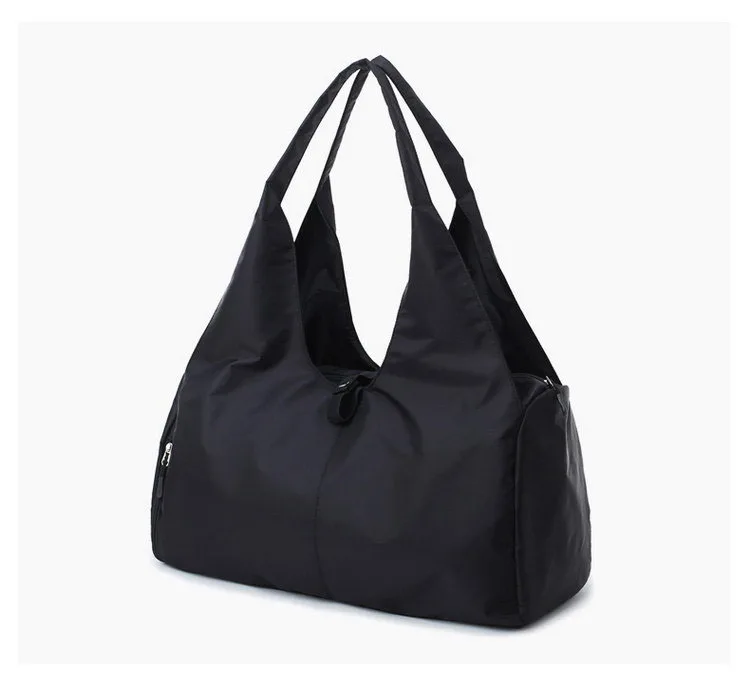 

Sport Fitness Bag Multifunction Tote Gym Bags With Shoes Storage Outdoor Travel bag, Black,pink