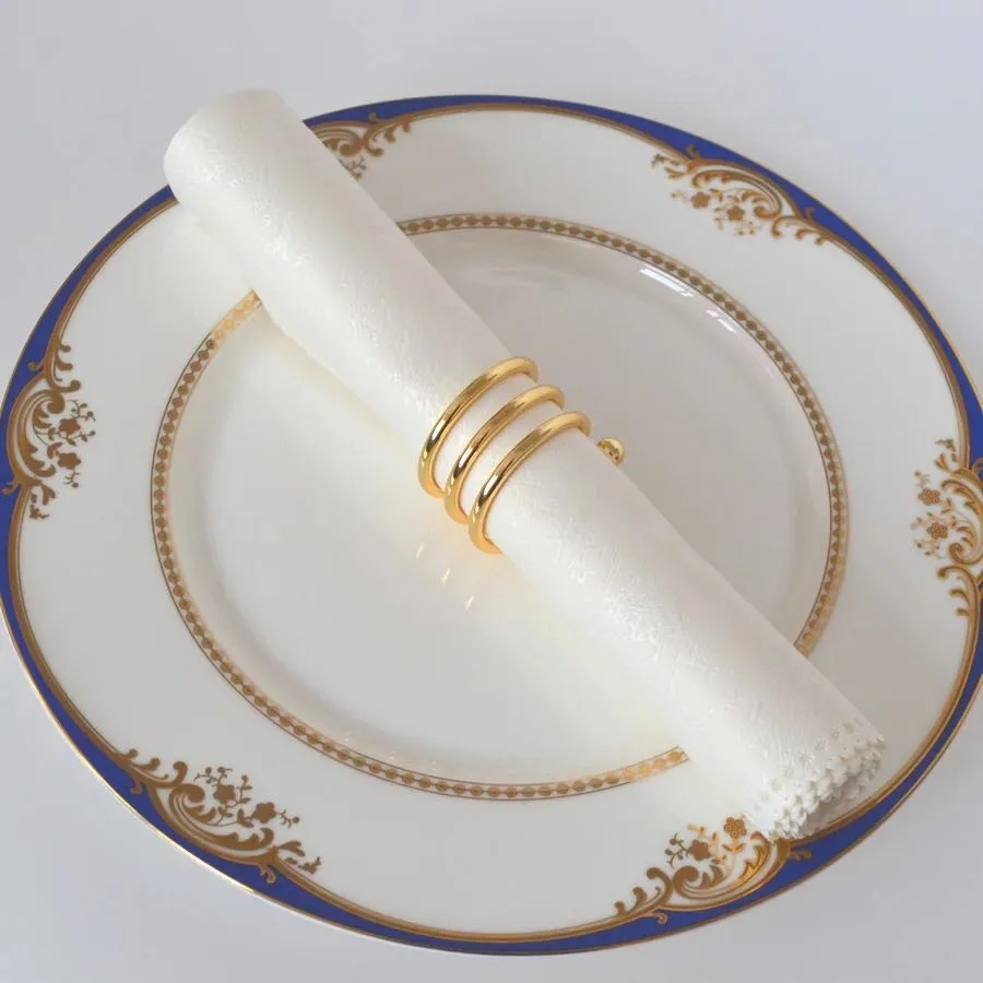 

Very nice and high quality wedding banquet hotel gold napkin ring, All colors are ok