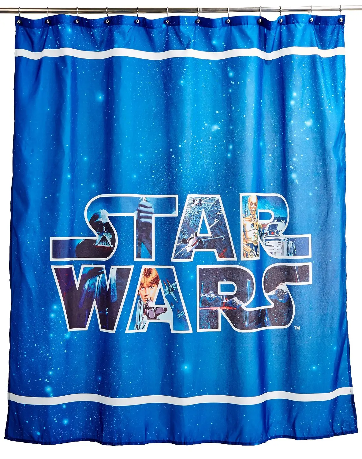 New Star Wars Fiber Shower Curtain 100/% Polyester 70/" x 72/"