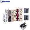 Safewell RW802B Hidden Diversion Secret Book Safe Box With Built-in Key Lock And Combination
