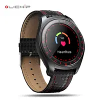 

LICHIP L145 2018 New launch Round screen smartwatch wrist V8 V9 V10 smart watch with heart rate camera sim card slot