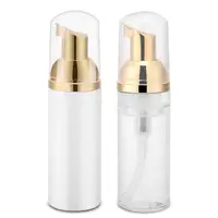 

30ml,50ml, 100ml,150ml,200ml PET white/gold plastic liquid soap/foam bottle with pump