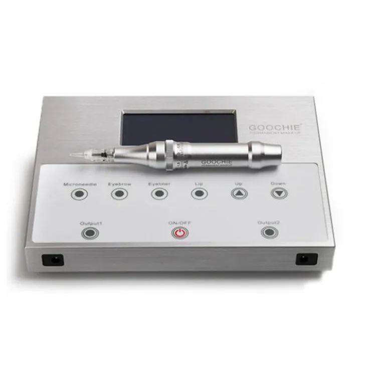 

New Goochie Professional Permanent Makeup Machine Kit, Silver permanent makeup machine kit