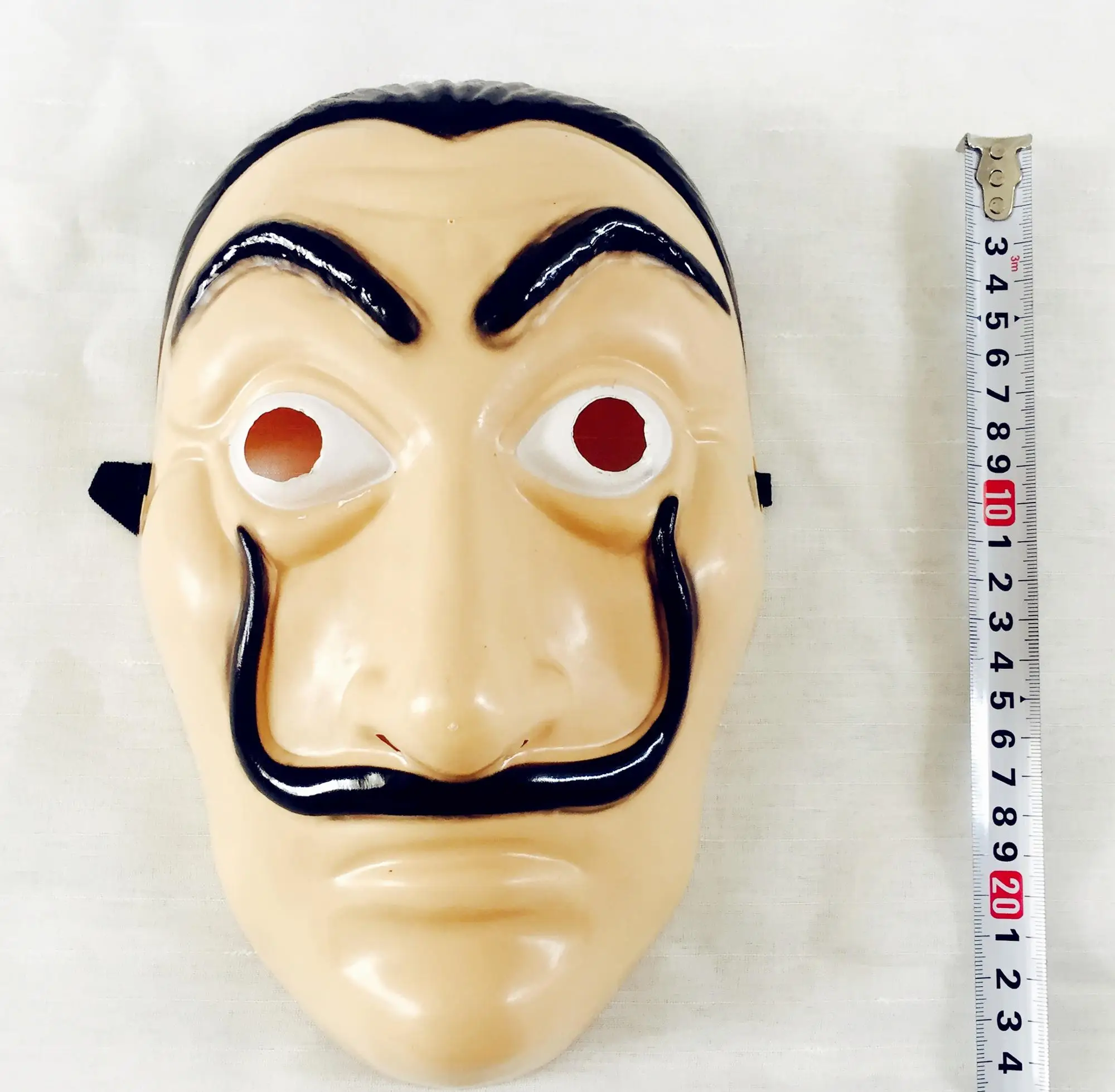 2018 new hot la casa de papel plastic salvador dali mask