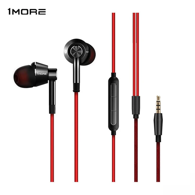 

Metal Aerospace 1MORE Dynamic Driver In Ear Earphone Diaphragm Fiber with Microphone 1M301