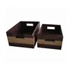 Customize Set 2 Canvas Rectangle No Lid Storage Box