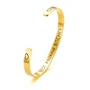 Inspirational Bracelet for Women Birthday Gifts Stainless steel Cuff Best going Bangle Personalized bracelet