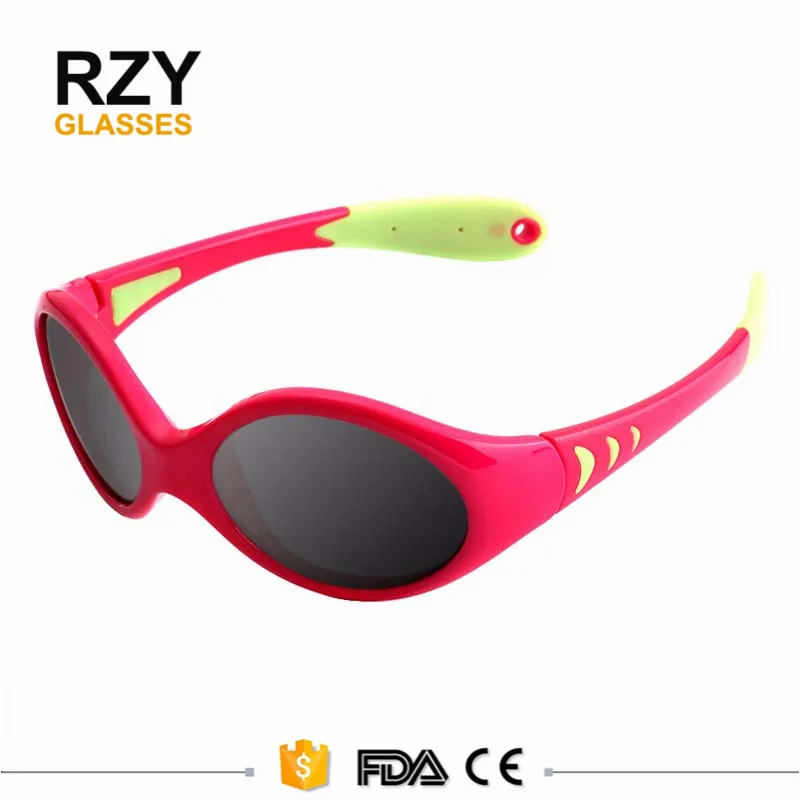 

Yellow Blue Red TR90 Flexible Kids Sunglasses UV400 Eyewear Polarized Child Baby Safety Sun Glasses for toddler kids