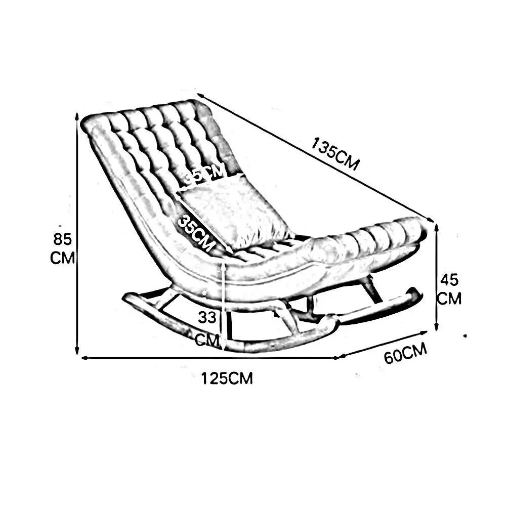 XQY Dormitory Bed Chair, Student Lazy Chair, College Dormitory Artifact Creative Lazy Fabric Sofa Sofa Rocking Chair Bedroom Recliner Single Sofa Picnic Chair Balcony Happy Chair