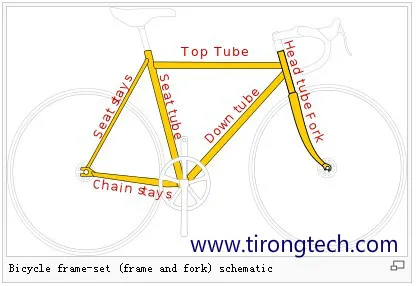 super light titanium road bike frame