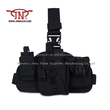 Plastic Buckle Military Police Duty Belt Multi-functional Belt Pockets ...