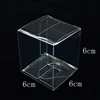 6*6*6cm clear plastic gift box plastic for party cookies