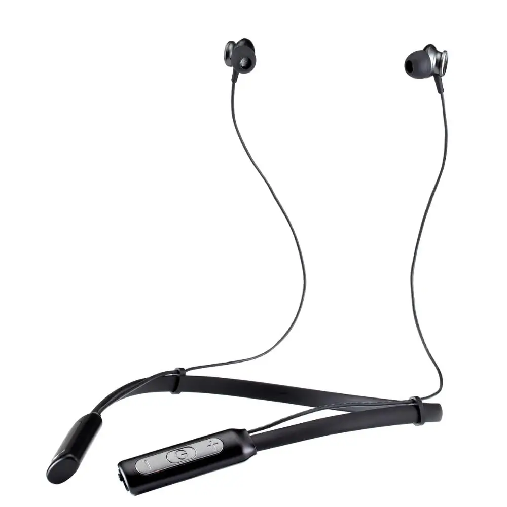 BT4.2  wireless Magnetic Earbuds with Neck Strap