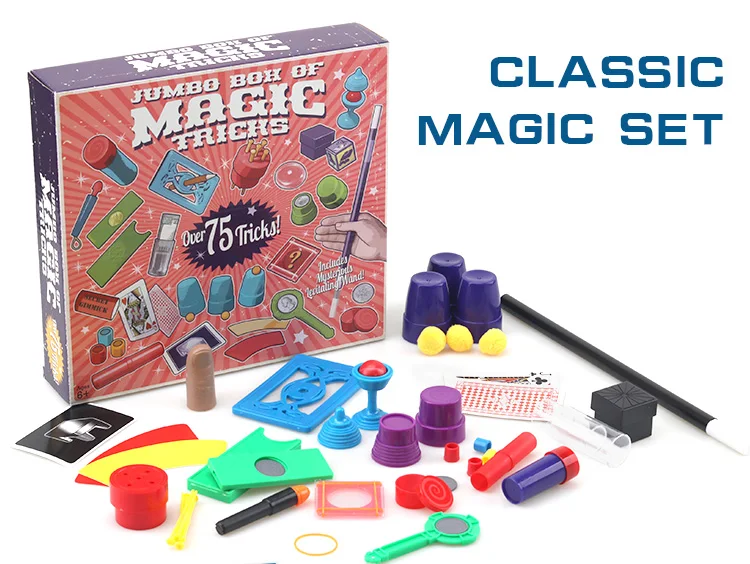 Jumbo Magic Set Box for Children Aged 6 Magic Play Toy for 