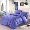 Wholesale high quality plain type custom brushed microfiber bedding sheet sets