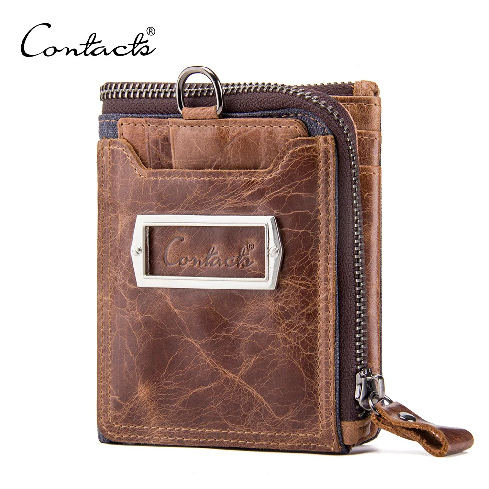 

Wholesale Removable Card ID Holders Genuine Leather Men Wallet, Brown