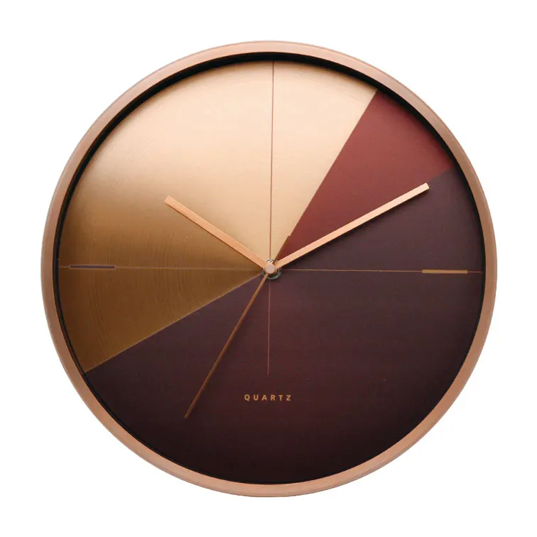 

Top seller customized home decor luxury vintage bronze case assorted aluminum dial metal wall clock