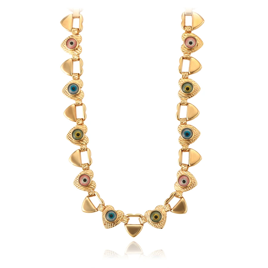 

N-4 xuping 2018 charm imitasyon kol Allah Muslim bijoux dubai en ligne necklace saudi gold plated wholesale jewelry, 18k gold