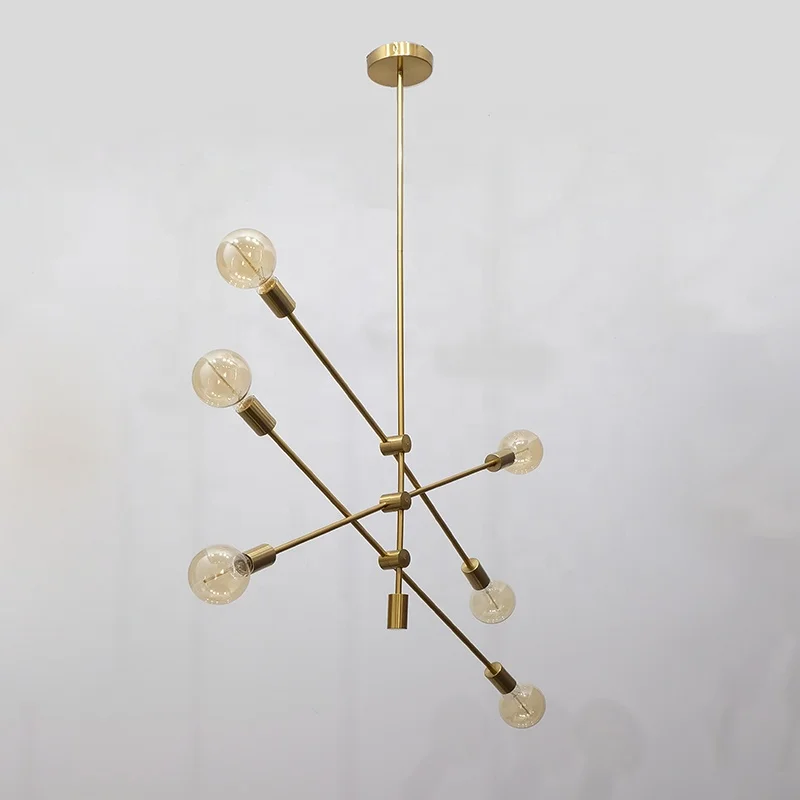 
modern simple kitchen dining room bed room decorative and adjustable metal led light for home chandelier pendant light 