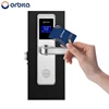 smart key card door lock hotel rfid, hotel door lock master key, smart rfid waterproof hotel door lock system