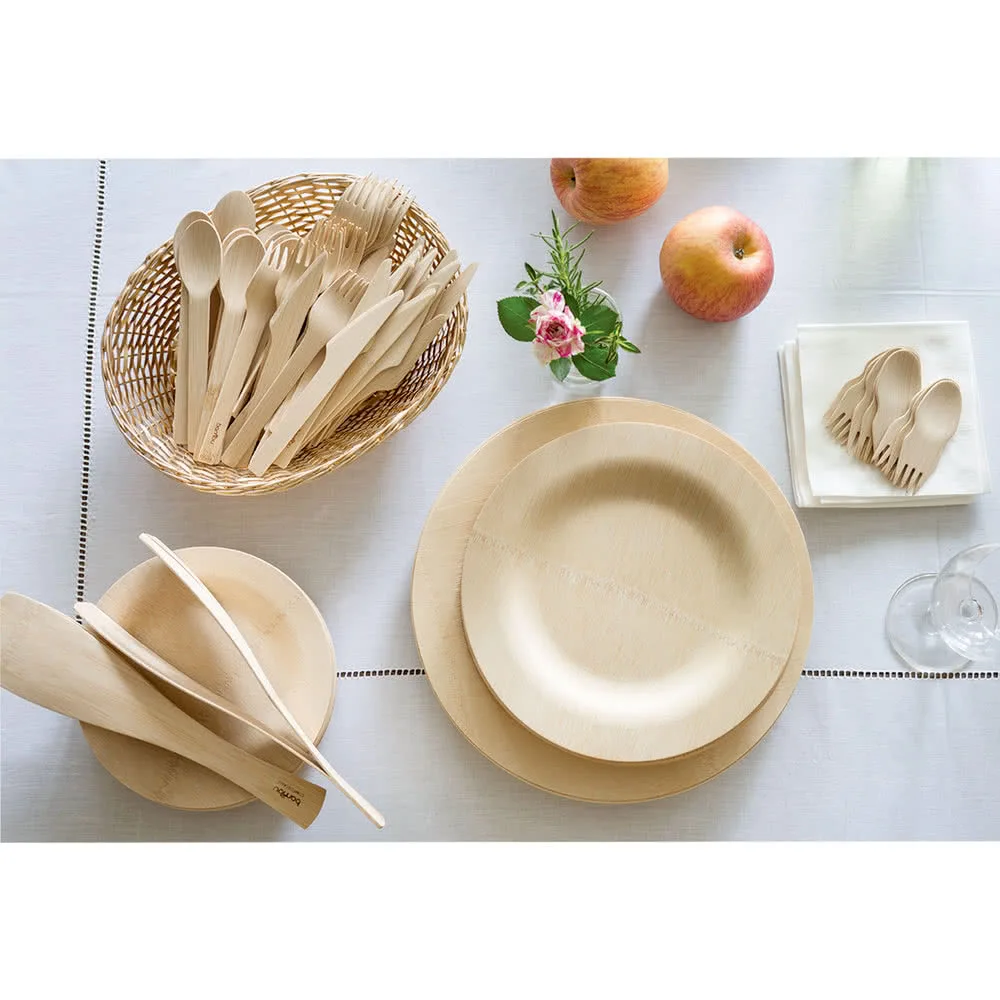 Wholesale Disposable Plates Bamboo Food 