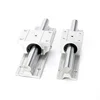 Telescopic seat machine CNC automation chrome steel 45# steel Aluminum bracket 1000mm length with a block SBR16