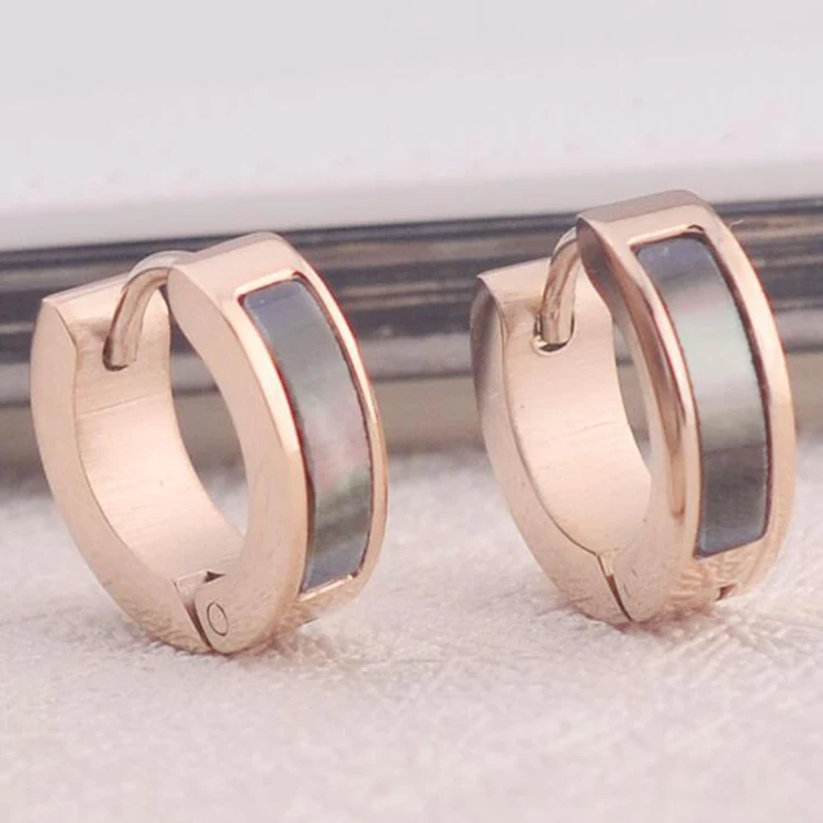 

New Design rose gold thick mini earring women jewelry earring