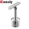 Balustrade handrail pipe adjustable deck support bracket / post top shaddle for railing