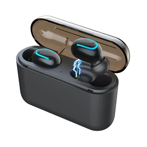 2019 Newest Q32 TWS 5.0 Wireless Headphones Blue Tooth True Stereo Earphone with 1500mAh Mobile Power Bank Earbuds
