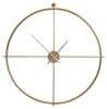 modern deco style metal oversized charm creative wall clock