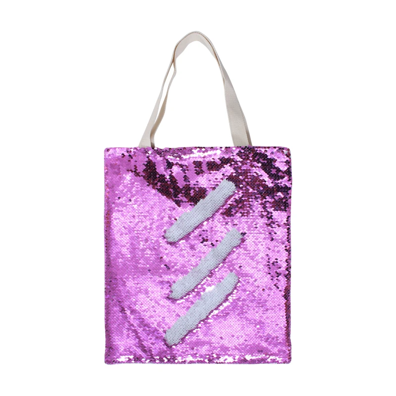 

Reversible Magic Blank Sublimation Shopping Bag Sequin Bag Sequin Tote Bag, Beige