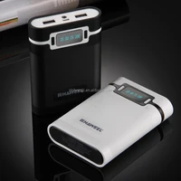 

HAWEEL 10000mAh Power Bank Shell Box with 2x USB Output & Display Portable Charger Bank Not Including DIY 4x18650 Battery