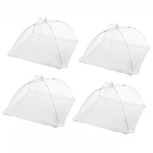 Pop-Up Mesh Screen Food Cover Tents - Keep Out Flies, Bugs, Mosquitos - Reusable