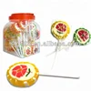 Beautiful Flower Pattern Round plain Lollipop Glucose Candy