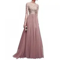 

225617 High Waist Long Evening Dress for women party dress