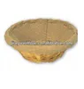 Round Linen-Lined Willow baskets bread storage baskets