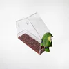 Custom transparent lucite acrylic pet bird cage / case
