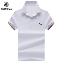 

2019 Newest 100% cotton Casual Polo Shirt Men Solid Polo Shirt Uniform Polo Shirts clothes men