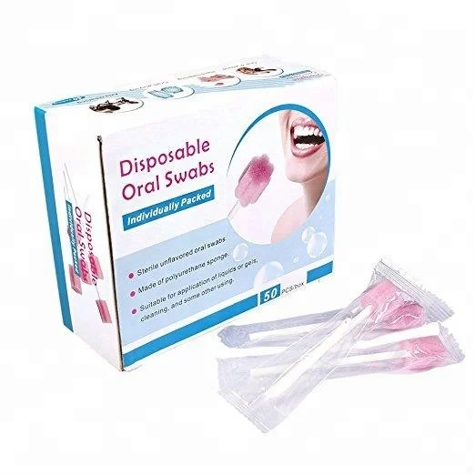 Munkcare Disposable Oral Foam Swab For Patient Mouth Cleaning,Oral