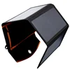 foldable 24W fabric monocrystalline solar panel folding PV module for car camping picnic solar cell with USB adapter for phone
