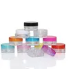China supply 3g 5g mini cosmetic sample sack plastic jar small cosmetic jar as present